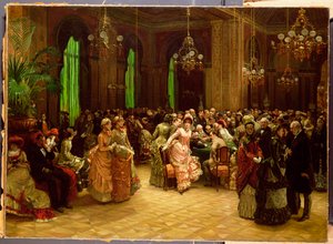 カジノ、モンテカルロ、1884 作： Christian Ludwig Bokelman