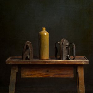 ヴィンテージの鉄製静物画