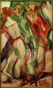 バックフィッシュ（3人の女の子） 作： Christian Rohlfs