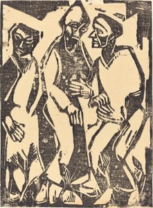 審議勧告、1913年。 作： Christian Rohlfs