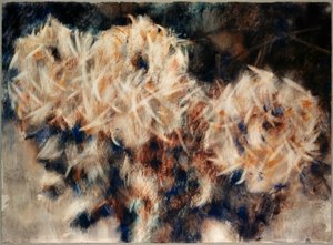水差しの3つの菊 作： Christian Rohlfs