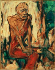 エリアスはワタリガラスによって供給されます 作： Christian Rohlfs