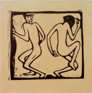 2人のダンサー 作： Christian Rohlfs