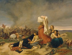 1868 年 5 月 30 日のリパニの戦い。 作： Christian Ruben