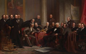 メン・オブ・プログレス、1862年。 作： Christian Schussele
