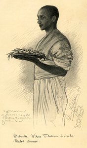 僧侶、セイロン、1898 年。 作： Christian Wilhelm Allers