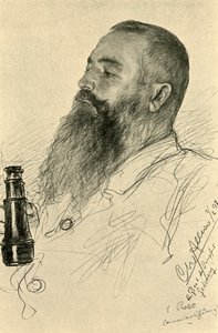 蒸気船「ゴダベリー」のプロテット船長、1898 年。 作： Christian Wilhelm Allers