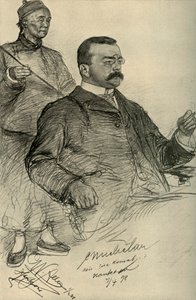ヨーロッパ人男性、ハンコウ、中国、1898年。
