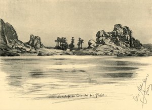 1898年、エジプト、ナイル川のフィラエ島近くの最初の白内障。