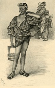 日本人少年、1898年。