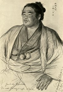 小錦 八十吉、 １８９８。 作： Christian Wilhelm Allers