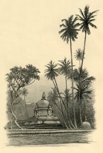 Natha Dewale Shrine、キャンディ、セイロン、1898年。 作： Christian Wilhelm Allers