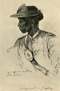 警官、マガラン、ジャワ、1898年。 作： Christian Wilhelm Allers