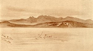 シナイ、エジプト、1898年。 作： Christian Wilhelm Allers