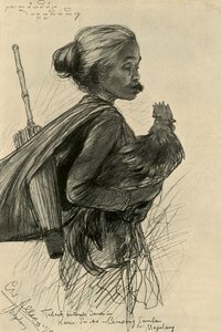 タバコをかむ女性、マゲラン、ジャワ、1898年。