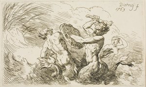 トリトンの戦い 作： Christian Wilhelm Ernst Dietrich