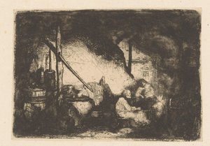 テーブルの 3 つの図 作： Christian Wilhelm Ernst Dietrich