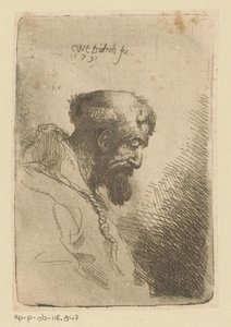 下を向くフランシスコ会 作： Christian Wilhelm Ernst Dietrich