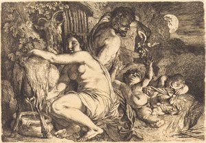サテュロスの家族 作： Christian Wilhelm Ernst Dietrich
