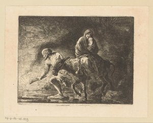 エジプトへのフライト 作： Christian Wilhelm Ernst Dietrich