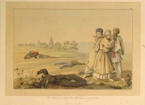 1812 年 8 月 1 日、1820 年代のオストロヴノ付近 作： Christian Wilhelm Faber du Faur von