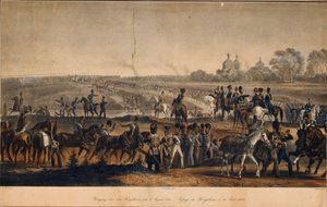 1812 年 8 月 14 日、1820 年代のドニエプル川の横断 作： Christian Wilhelm Faber du Faur von
