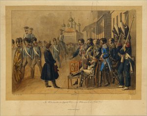 1812 年 8 月 30 日、1820 年代の Vyazma 作： Christian Wilhelm Faber du Faur von