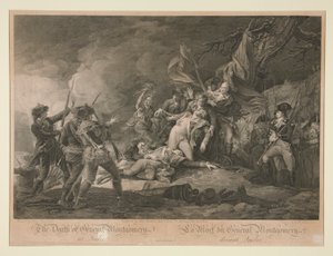 ケベックのモンゴメリー将軍の死 作： Christian Wilhelm Ketterlinus