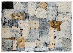 Raising Gold, 2017（紙にモノタイプ） 作： Christina Fedyk