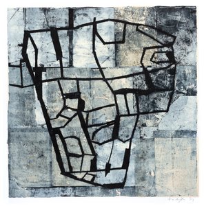 Sleepers Key, 2017（紙にモノタイプ） 作： Christina Fedyk