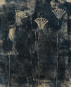 ティール色の花