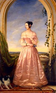 ロシアのアレクサンドラ・ニコラエフナ大将、1825-1844、1840。 作： Christina Robertson