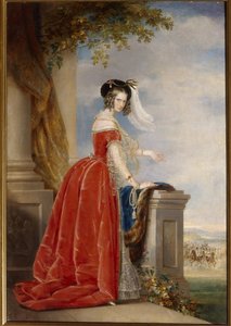 1840年後のアレクサンドラフェオドロフナ皇后の肖像 作： Christina Robertson