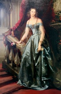 「大公女オルガ・ニコラエヴナの肖像」、1841年。 作： Christina Robertson