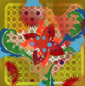 Mediation 39, c. 2017 (パネルにアクリル) 作： Christina Saj