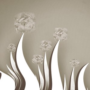 優雅な花の茎 作： Christina Sillen