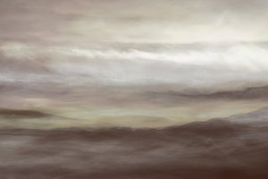 幻想的な雲の層