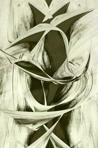 流れるような抽象的な造形 作： 