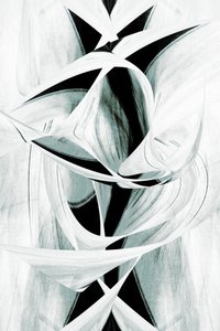 流れるような抽象的な造形 作： Christina Sillen