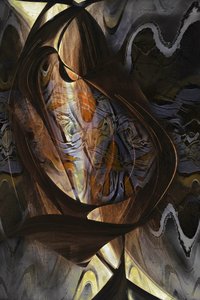流れるような有機的な渦 作： Christina Sillen
