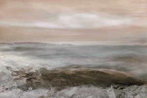 霧に包まれた海岸の静けさ 作： Christina Sillen