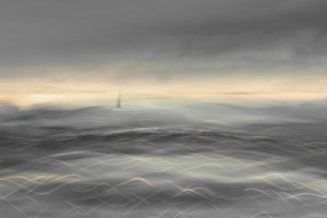 霧の海を航ぐ帆船