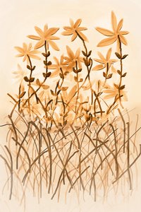 温もりのあるセピア色の植物学 作： Christina Sillen