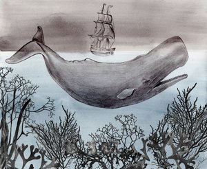 深海クジラ船 作： Christine Lindstrom