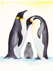 優しいペンギン一家 作： 