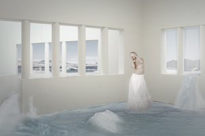 北極の部屋にいる女性 作： Christine von Diepenbroek