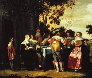 ゲーム 作： Christoffel Jacobsz van der Lamen