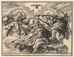 聖母の戴冠式、1632-36。 作： Christoffel Jegher