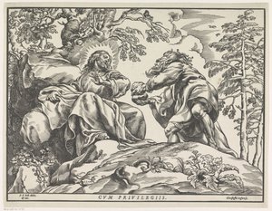 キリストの誘惑 作： Christoffel Jegher