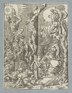 十字架上のキリスト 作： Christoffel van Sichem (II)